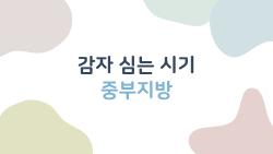 감자 심는 시기 중부지방, 올해 늦서리 피하는 비밀 타이밍