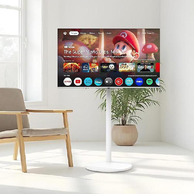 프리즘 스탠드tv 설치방법, 혼자서 5분만에 끝! 진짜 쉬움?