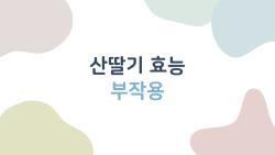 산딸기 효능 부작용, 다이어트 끝판왕 될 줄 몰랐네