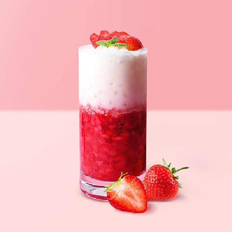 딸기라떼 맛집, 샷추가 하면 왜 이렇게 맛있는 거야?