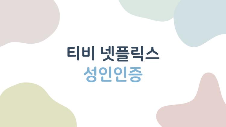 티비 넷플릭스 성인인증, TV에서 막히는 이유가 뭘까요